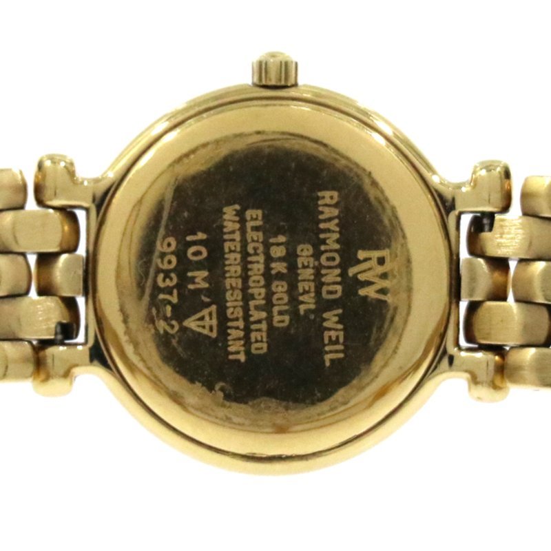 最大86%オフ! RAYMOND WEIL 腕時計 18K GOLD ELECTROPLATED