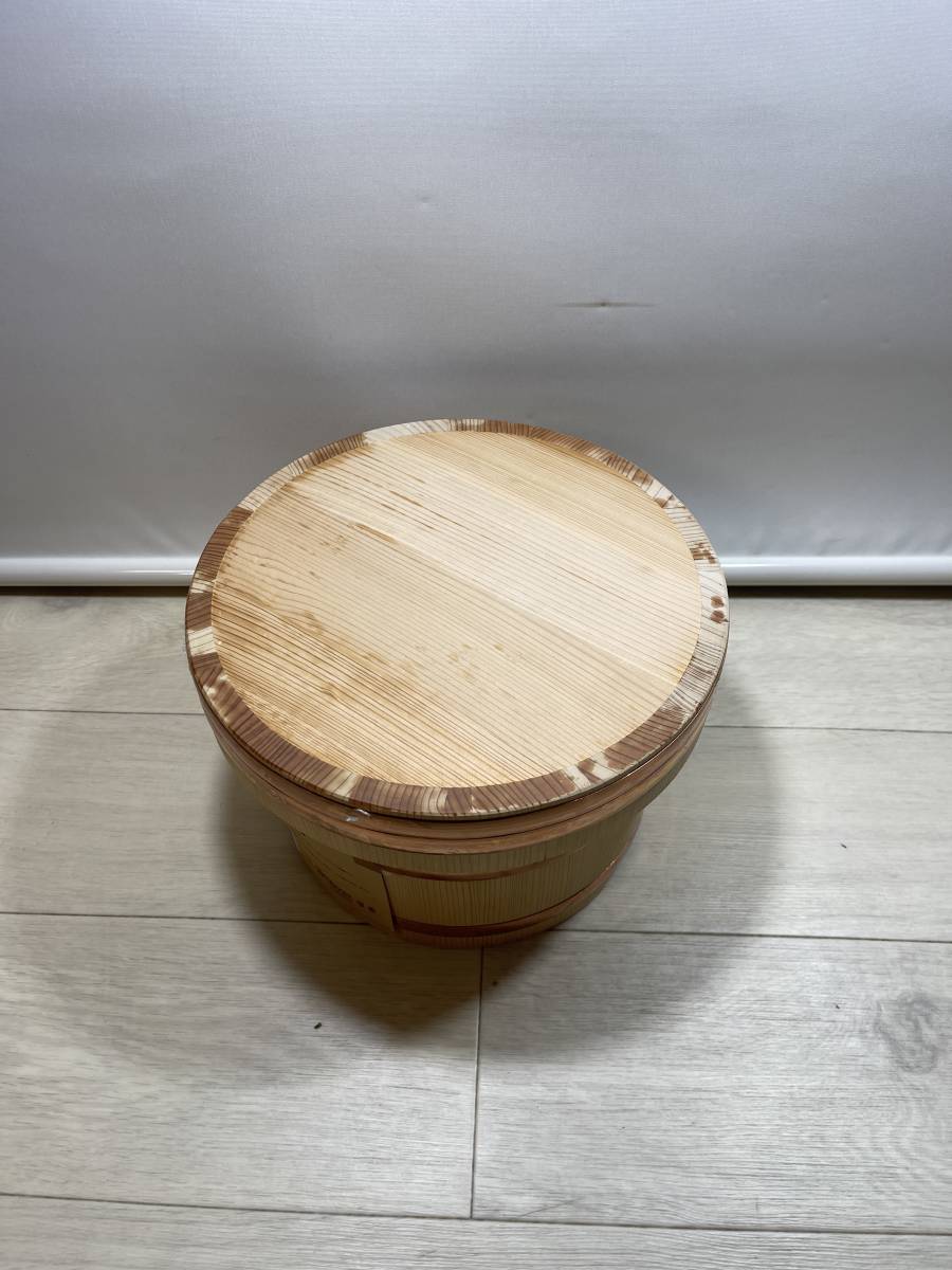  не использовался Edo ..5.21cm сделано в Японии деревянный контейнер для риса ..... дерево товар для бизнеса еда и напитки магазин кухня товары для магазина звезда . промышленность 