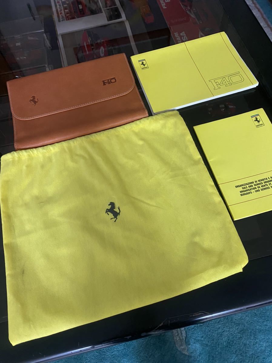 売れ筋 新品 フェラーリ F40 車検証ケース スケドーニ Schedoni