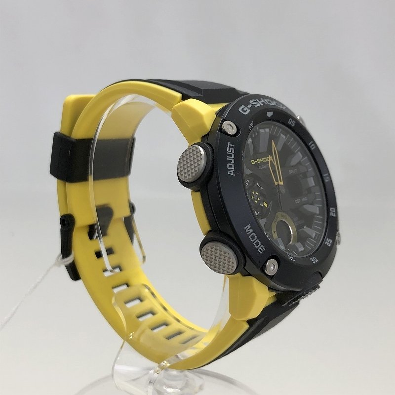 新品 CASIO カシオ G-SHOCK カーボンコア QZ 腕時計 GA-2000-1A9JF イエロー ブラック メンズ 福井県質屋の質セブンの画像5