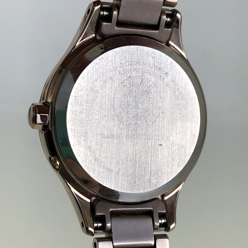 極美品 定価68500円 Citizen XC クロスシー ティタニア ライン ハッピーフライト 電波ソーラー腕時計 EC1164-53W エコドライブ レディース