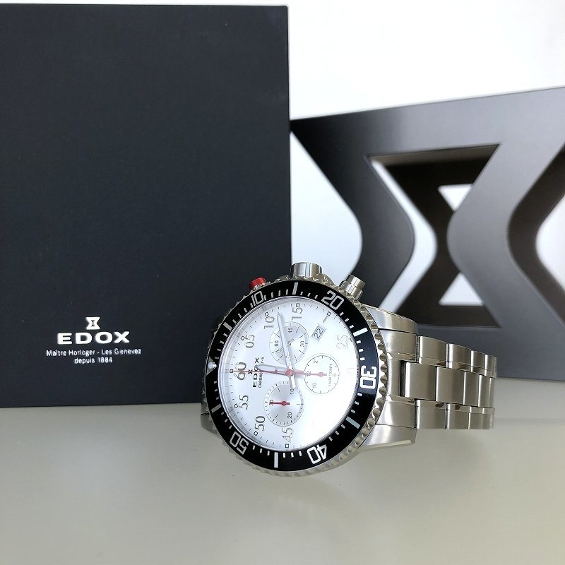 特価商品 クロノラリー エドックス EDOX 極美品 クオーツ腕時計 質屋の