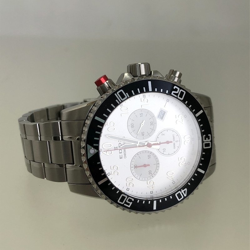 特価商品 クロノラリー エドックス EDOX 極美品 クオーツ腕時計 質屋の