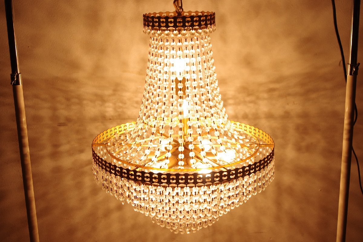  роскошный под старину ya Magi wa обращение MORIGUCHI люстра crystal стекло elegant потолочный светильник 8 лампа living обеденный ..