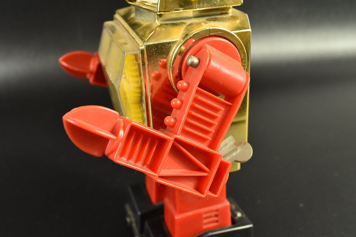 ▼TRADE S.H MARK ゼンマイロボット ロボット 日本製 ■現状渡 昭和 レトロ ヴィンテージ 玩具 おもちゃ コレクション 当時物の画像9