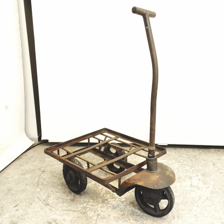 ガーデンカート アイアン/鉄 インダストリアル 台車 ドリー ツールカート シャビー