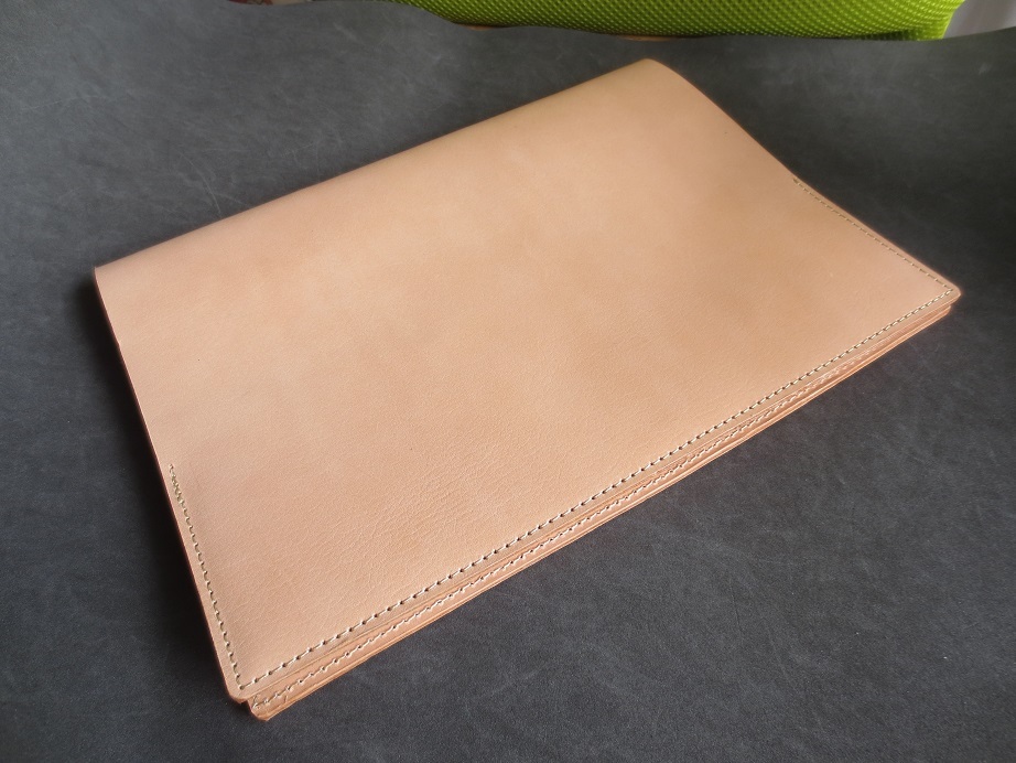  hand made B5 Note cover cow leather unbleached cloth saddle leather leather 