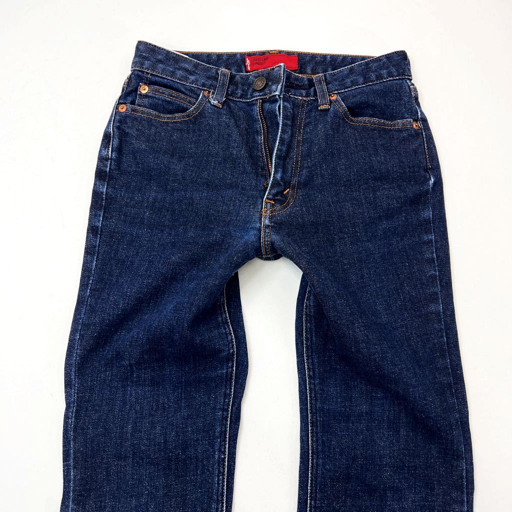 リーバイス ☆ LEVIS RED TAB インディゴ濃いめ◎ W30 ブーツカット ジーンズ デニムパンツ アメカジ ストリート 古着MIX F553-29■Ja5474_画像4