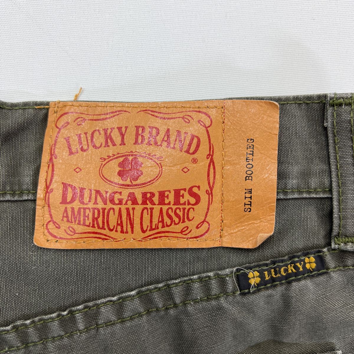 ラッキーブランド ☆ Lucky Brand 無骨 男の一着◎ ダック パンツ ワークパンツ カーキ グリーン W32 無骨 アメカジ ストリート■JS268_画像5