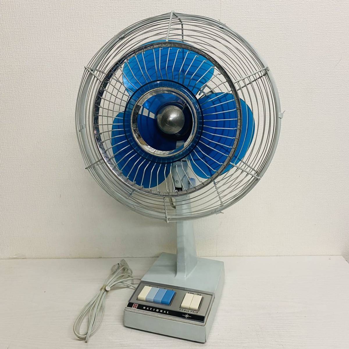 National ナショナル レトロ 扇風機 F-30FE ELECTRIC FAN 昭和レトロ 動作品 現状品の画像1