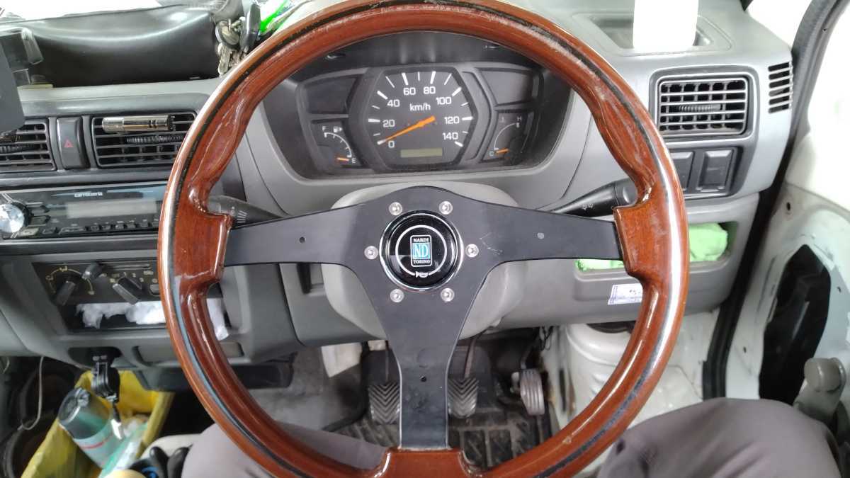 * large price decline! Nardi? steering wheel wooden steering wheel? including nationwide carriage .!!