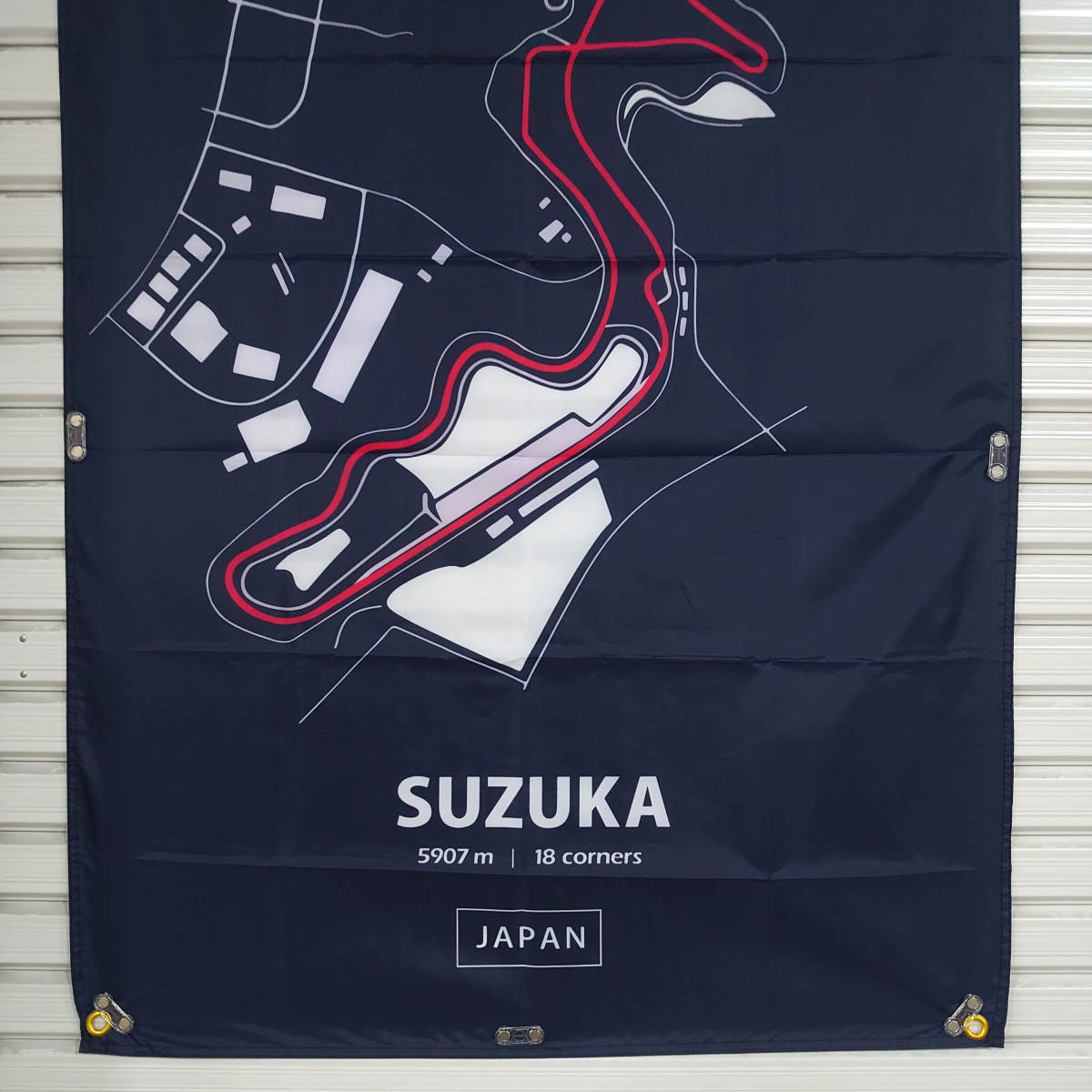  Suzuka circuit course flag P127 racing course F1 banner motoGP Red Bull huge banner poster tapestry garage equipment ornament 