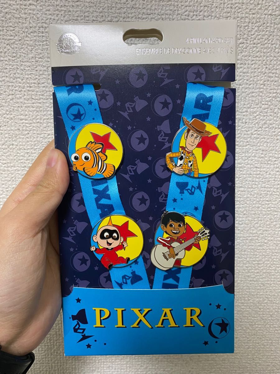 ピクサー ディズニー ピンバッジ ニモ ストラップ ピンバッチ