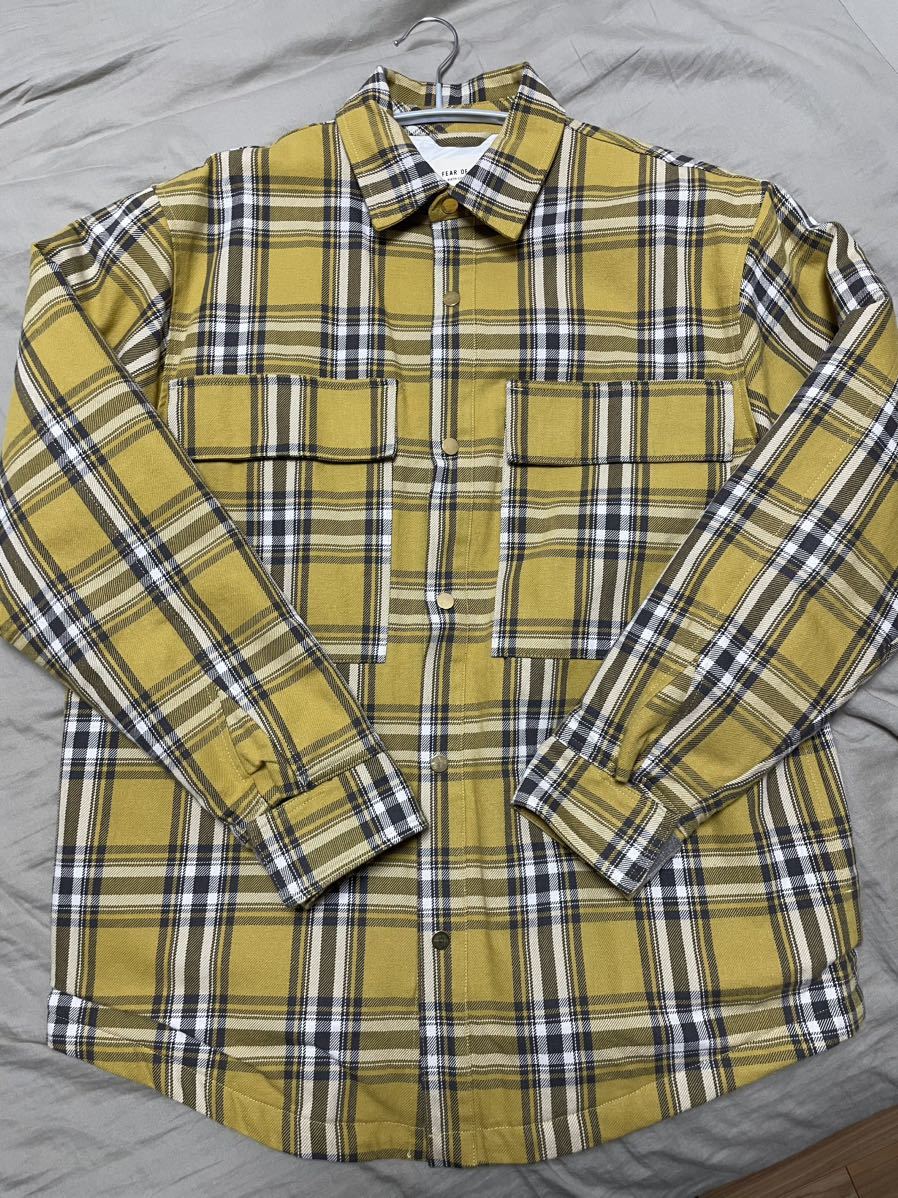 FEAR OF GOD 6th フランネル SHIRT JACKET 長袖 フランネルシャツ