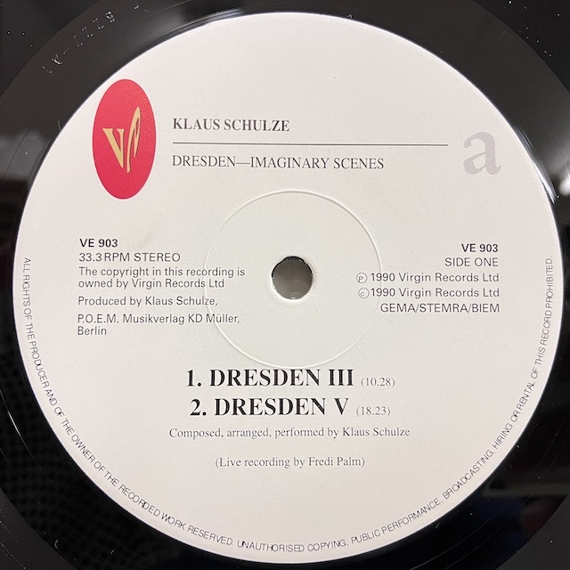 ☆即決 Klaus Schulze / Dresden nw2475 英オリジナル クラウス