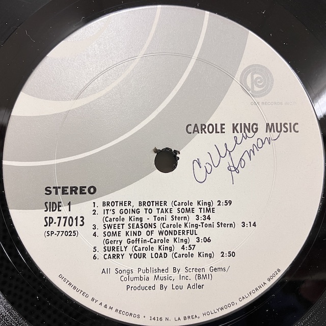 ☆即決 Carole King / Music r12636 米オリジナル キャロル・キング