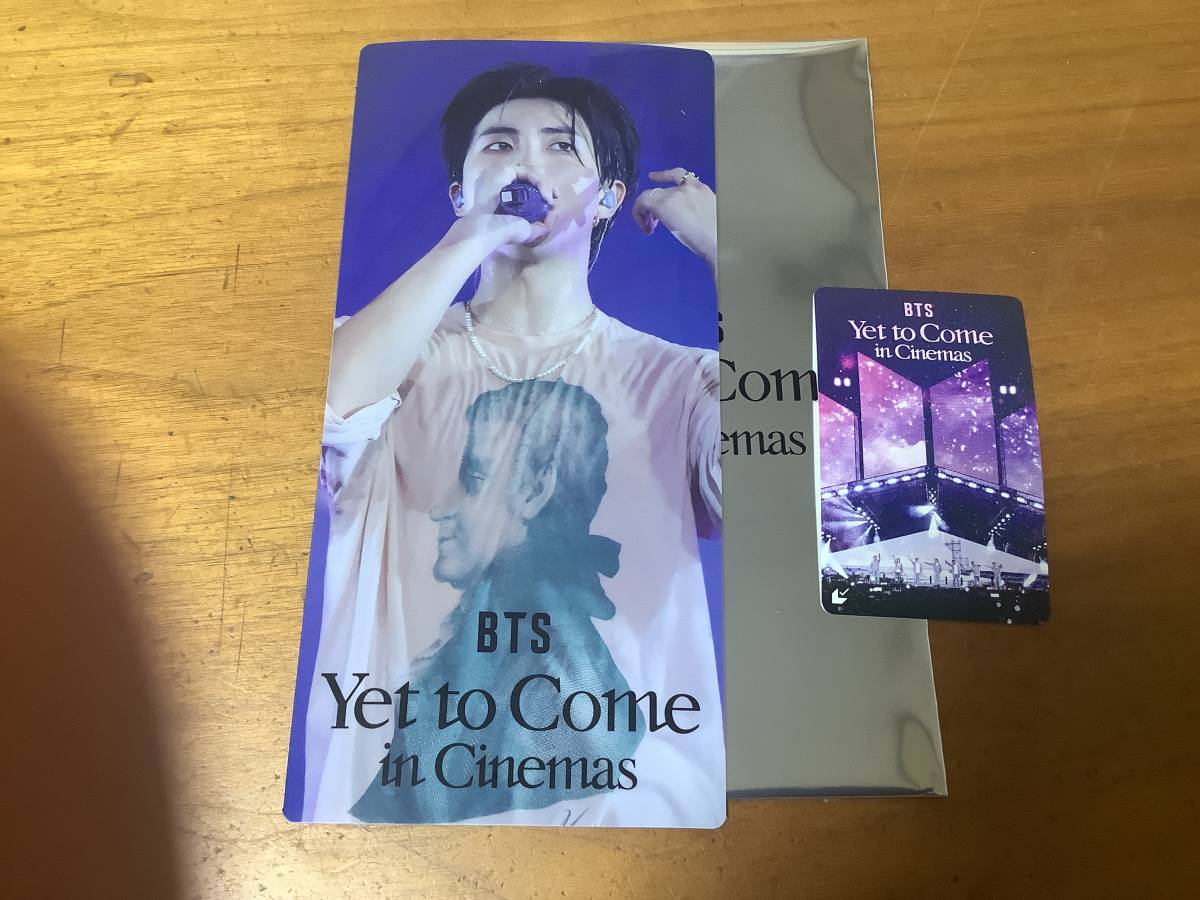 映画 BTS ムビチケ&特典チケットホルダー RMナムジュン Yet To Come in