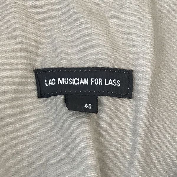 Made in Japan★LAD MUSICIAN FOR LASS★長袖シャツ【size -40/Gray/グレー ベージュ】ラッドミュージシャンフォーレス/Tops/Shirts◆BH198