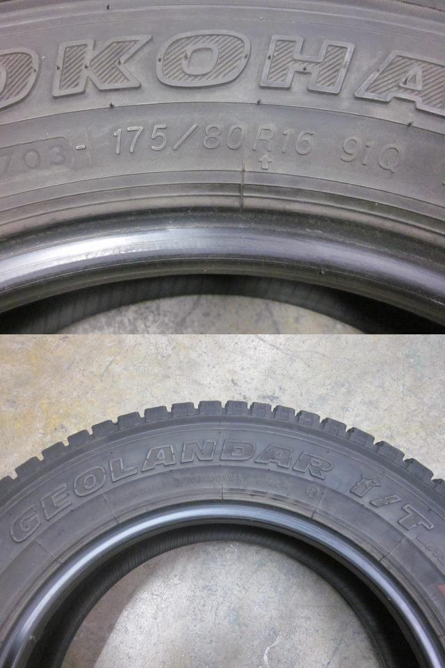 175/80R16　YOKOHAMA　GEOLANDAR　4本　ヨコハマタイヤ　手渡し可能　スタッドレス_画像1