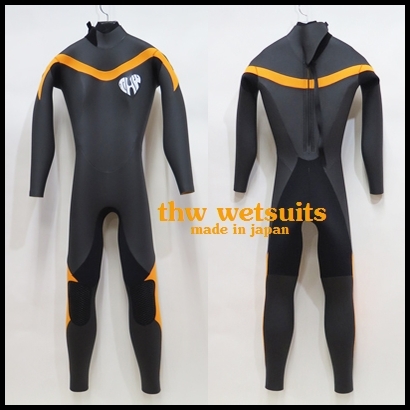 3×3㎜セミドライ/バックジップ　T2モデル2　【thw wetsuits】最新軽量伸縮起毛素材　レディースウェットスーツ/サンセットサーフ_画像7