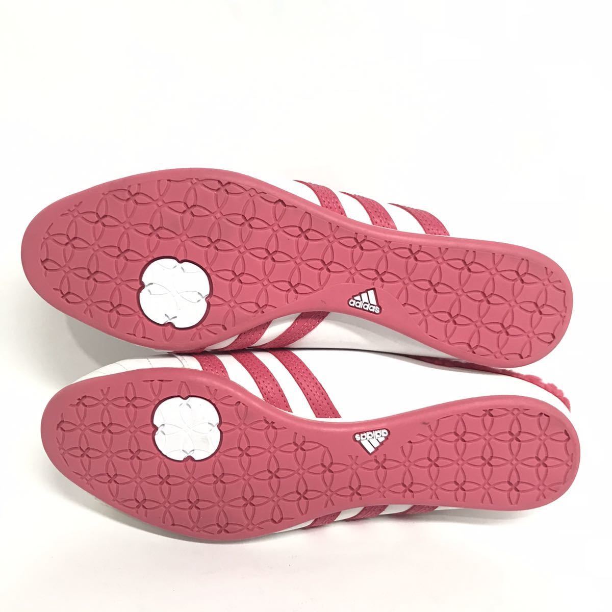  rare! unused! 08 year made limitation adidas Tara Slip On 25.5cm white pink / cod slip-on shoes sandals clog unused 