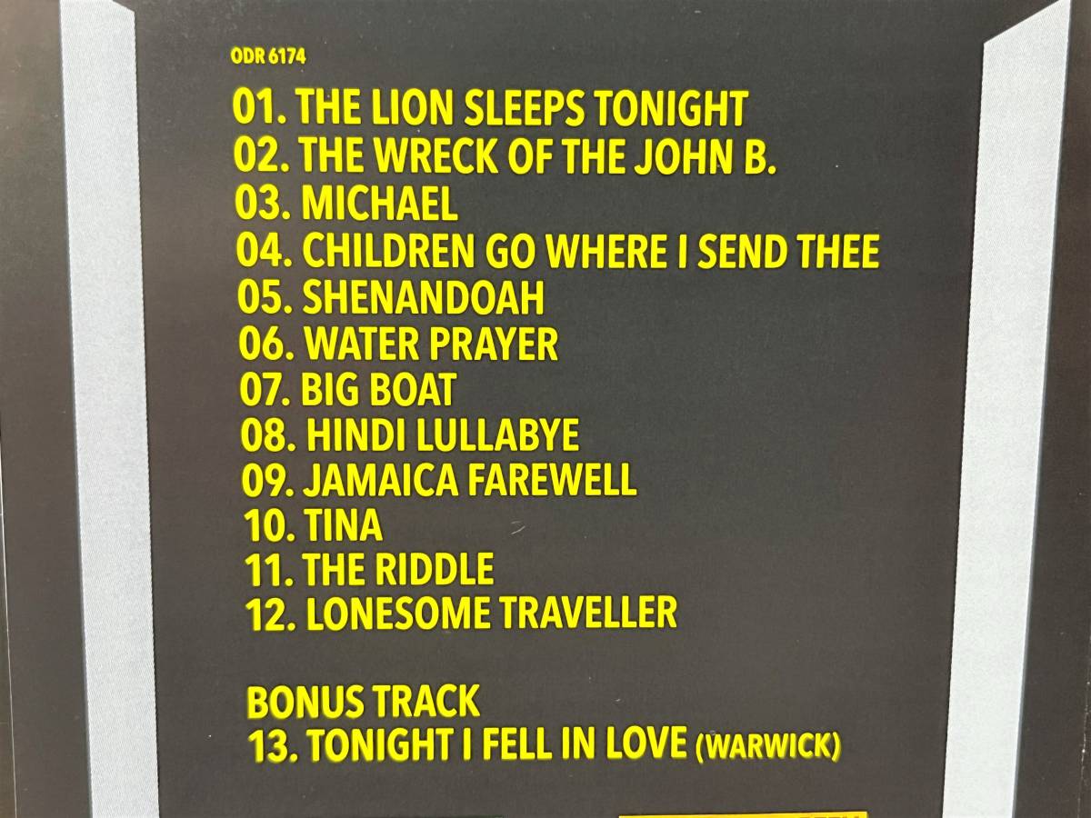 【紙ジャケット仕様/国内盤】The Tokens『The Lion Sleeps Tonight』(トーケンズ/Oldays Records/ODR6174)_画像4