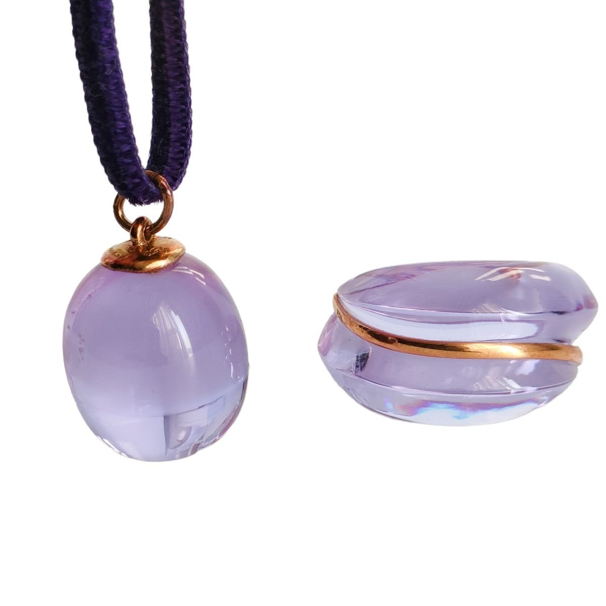 美品Baccarat バカラ コキアージュ ペンダント ネックレス-