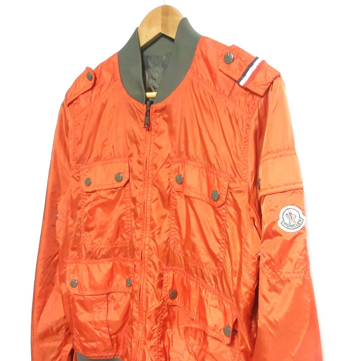 美品 MONCLER モンクレール 迷彩柄 リバーシブル ナイロン ブルゾン