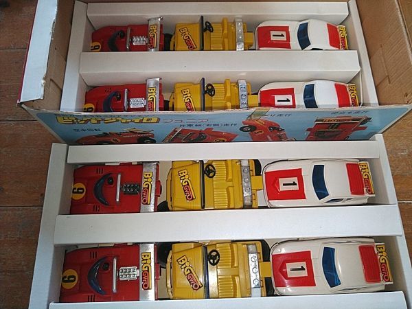 当時物 香港製 米澤玩具 ヨネザワ ふしぎなふしぎな自動車 ビッグジャイロジュニア 1箱まとめて 昭和レトロの画像2