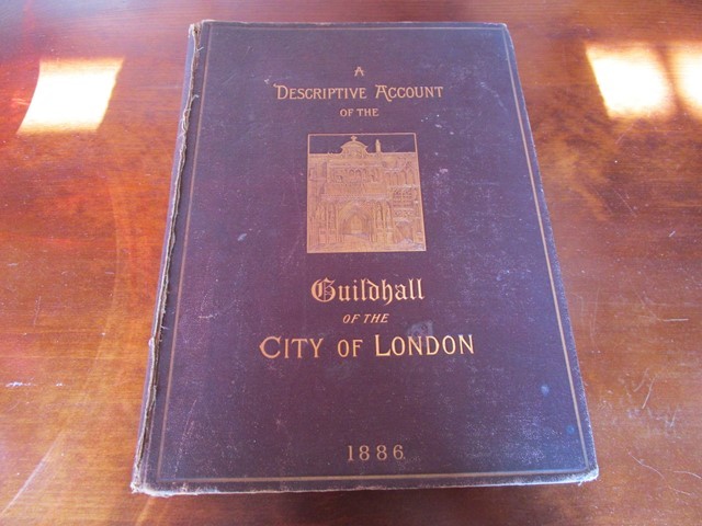 ☆A Descripted Account of the Guildhall of the City of London☆1886年/英国ロンドンギルドホール_画像1