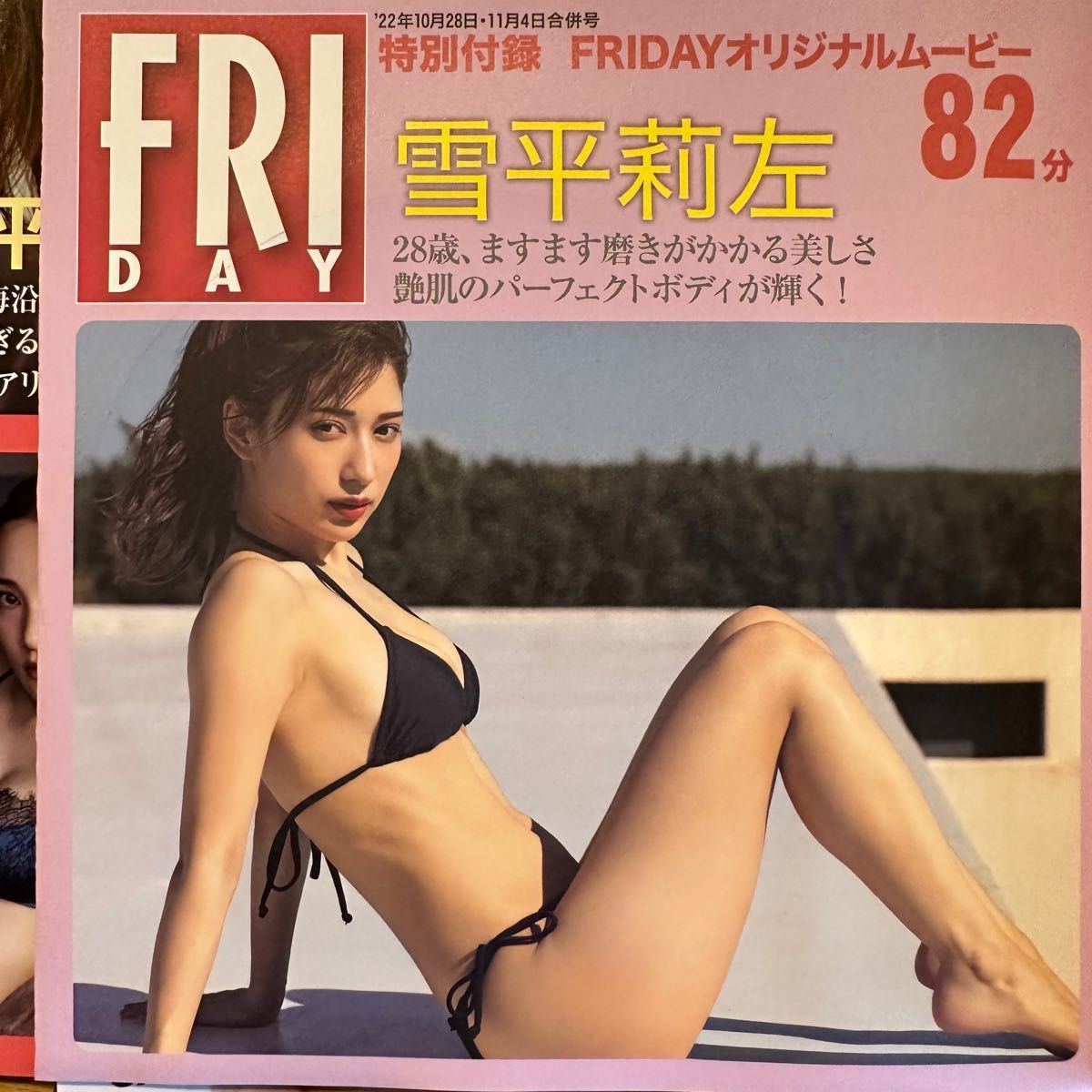 【雪平莉左】中古美品2冊セット！雪平莉左さんのグラビア！雑誌青年誌等！なんとDVD付きです！あのん、東雲うみ、志田音々、ピョウンジ