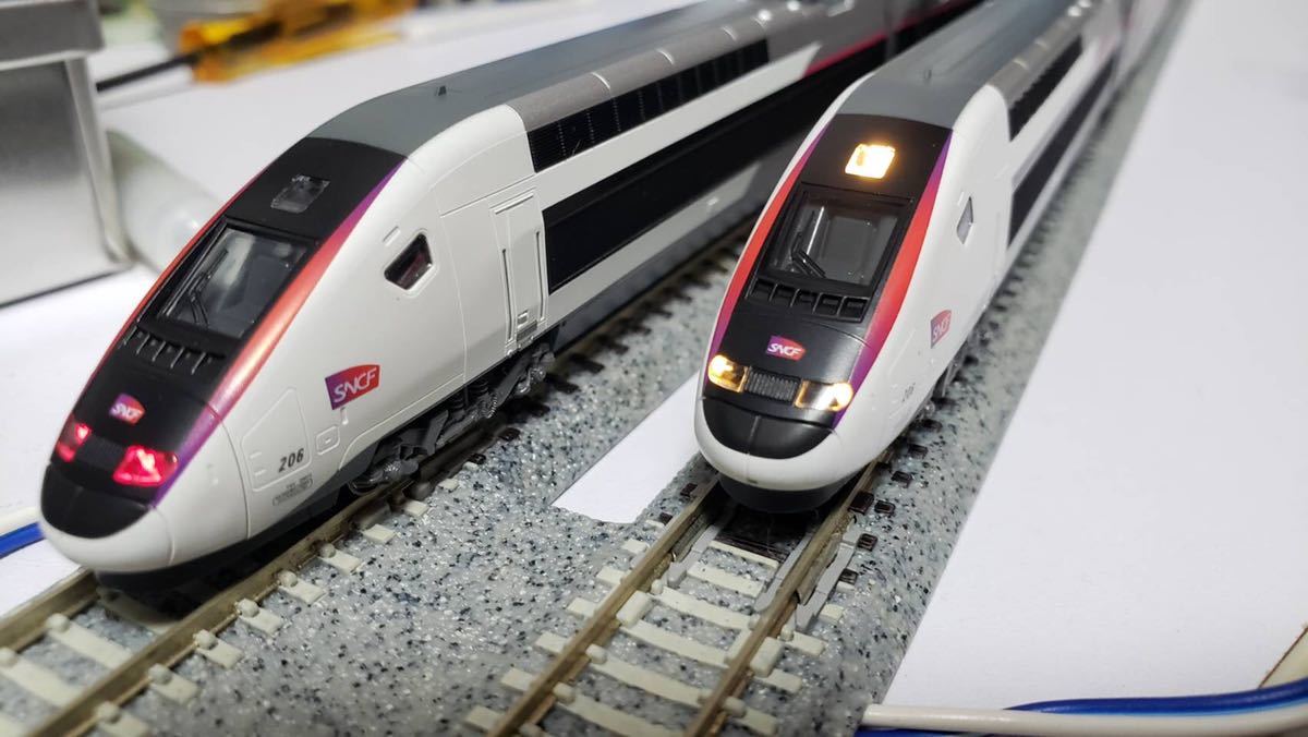 良好品】 KATO 10-1324 TGV デュープレックス新塗装 10両セット