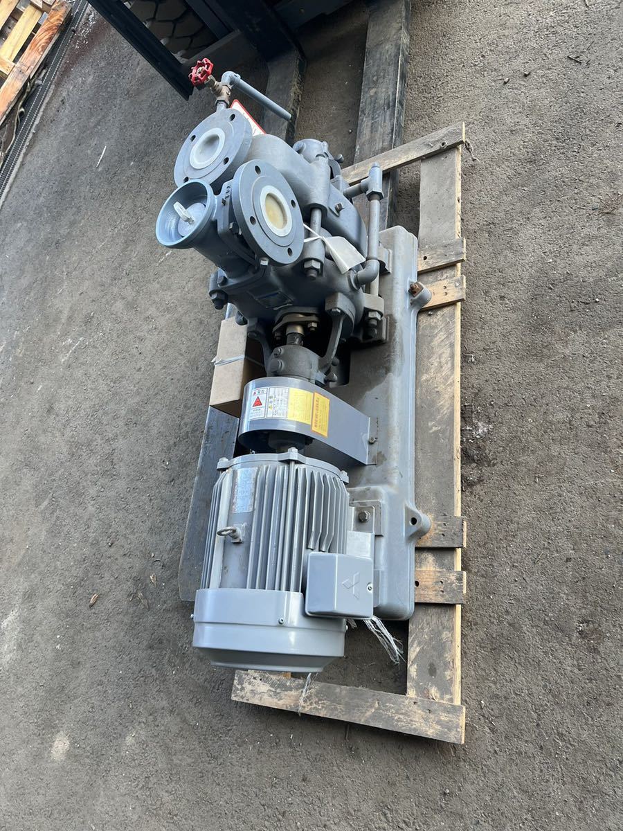 三菱ギヤーモーターSUPER LING 5.5KW 型番:4 POLE TYPE SF-JR
