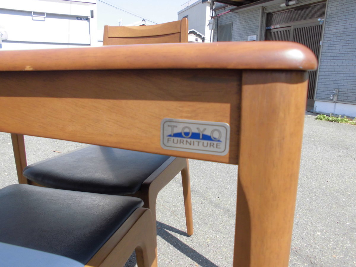 値頃 トーヨーファニチャー toyo ダイニング5点セット furniture