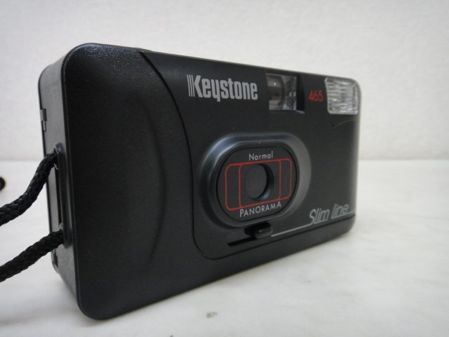 7273●フィルムカメラ　KEYSTONE slimline 465 ブラック ジャンク品●_画像8