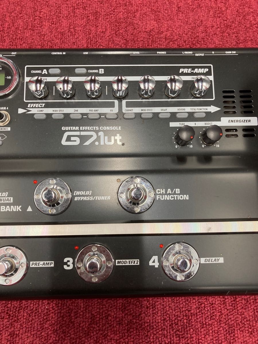 日本最級 大幅値下げしました zoomの真空管マルチエフェクターのG7.1ut