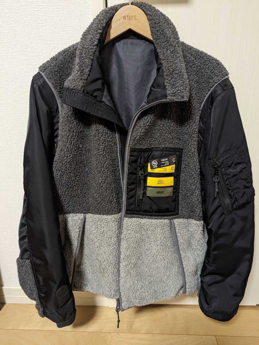 NEIGHBORHOOD FLEECE / EAN-JKT　ネイバーフッド　ボアフリース　ma-1　ジャケット　ネイバーフッド