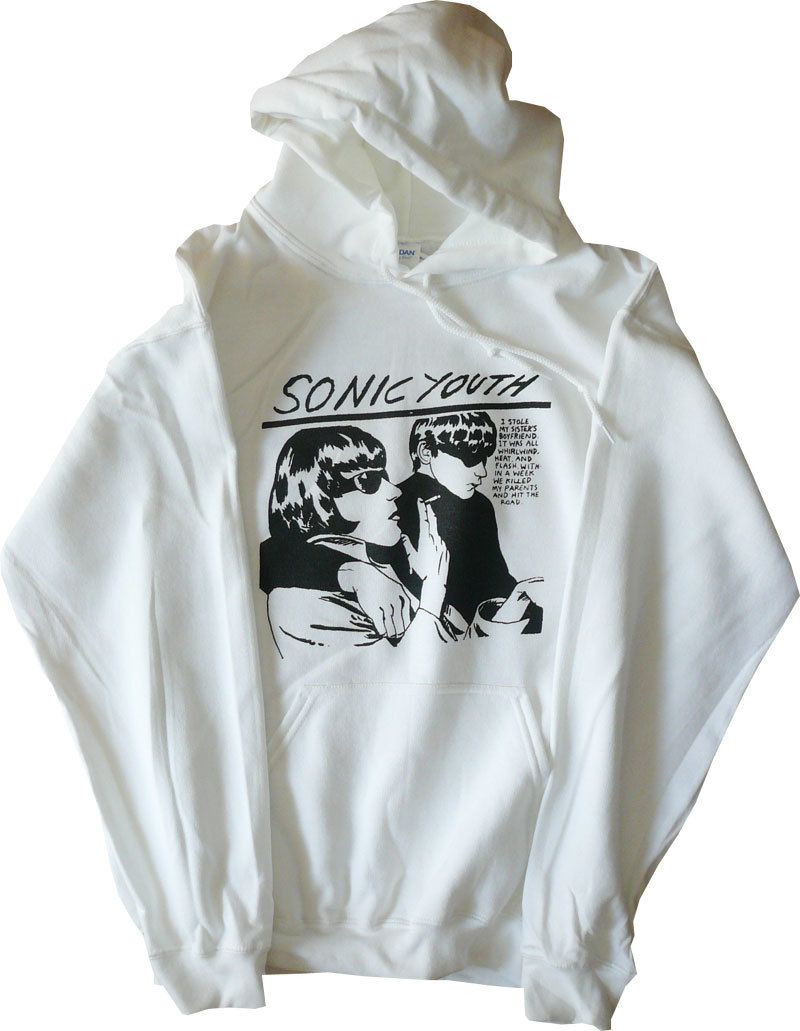 【新品】Sonic Youth Goo パーカー Mサイズ 8オンス グランジ オルタナ Nirvana バンドT シルクスクリーンプリント_画像1