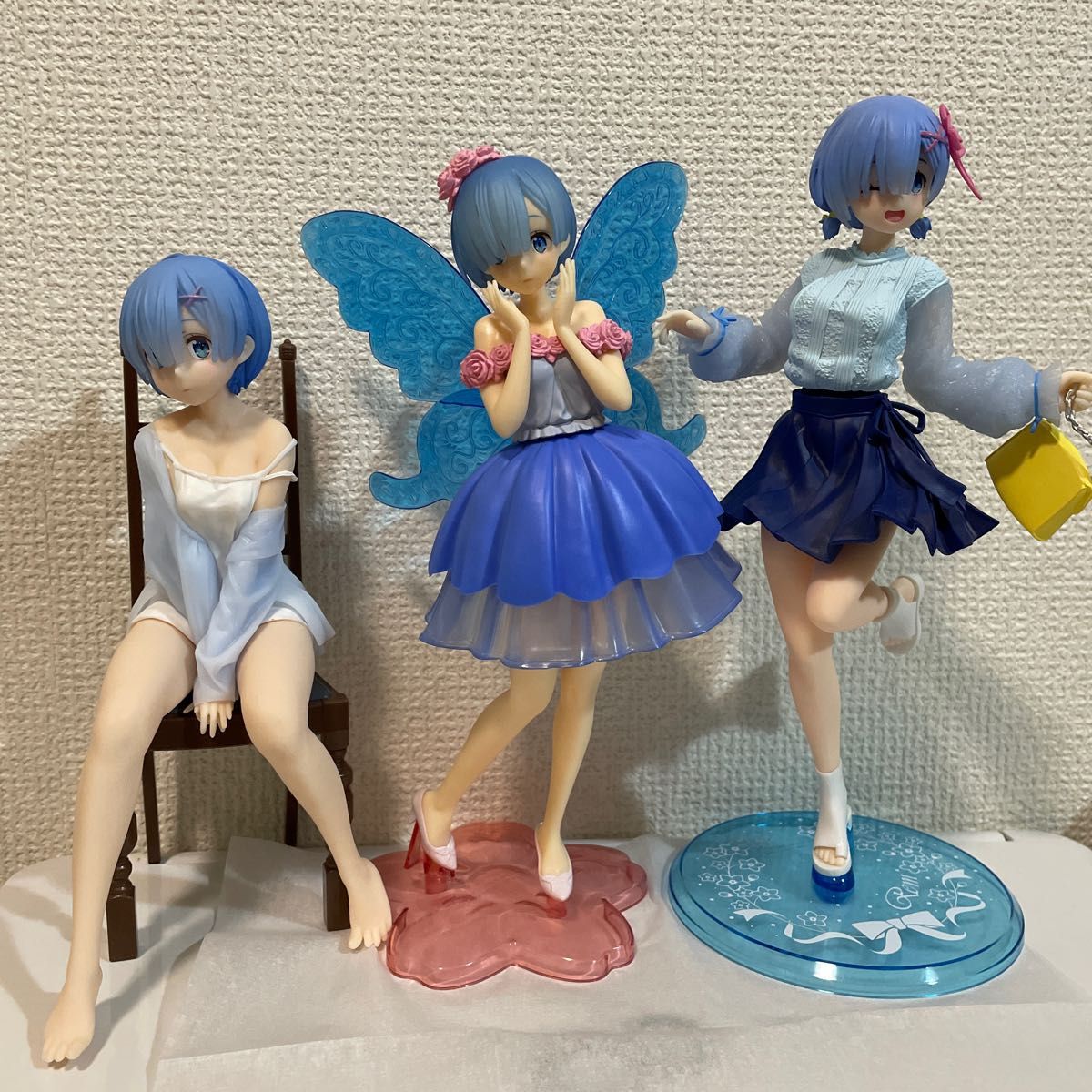 Re:ゼロから始める異世界生活 レム フィギュア 3体 Re:ゼロから始める異世界生活 レム フィギュア 3体