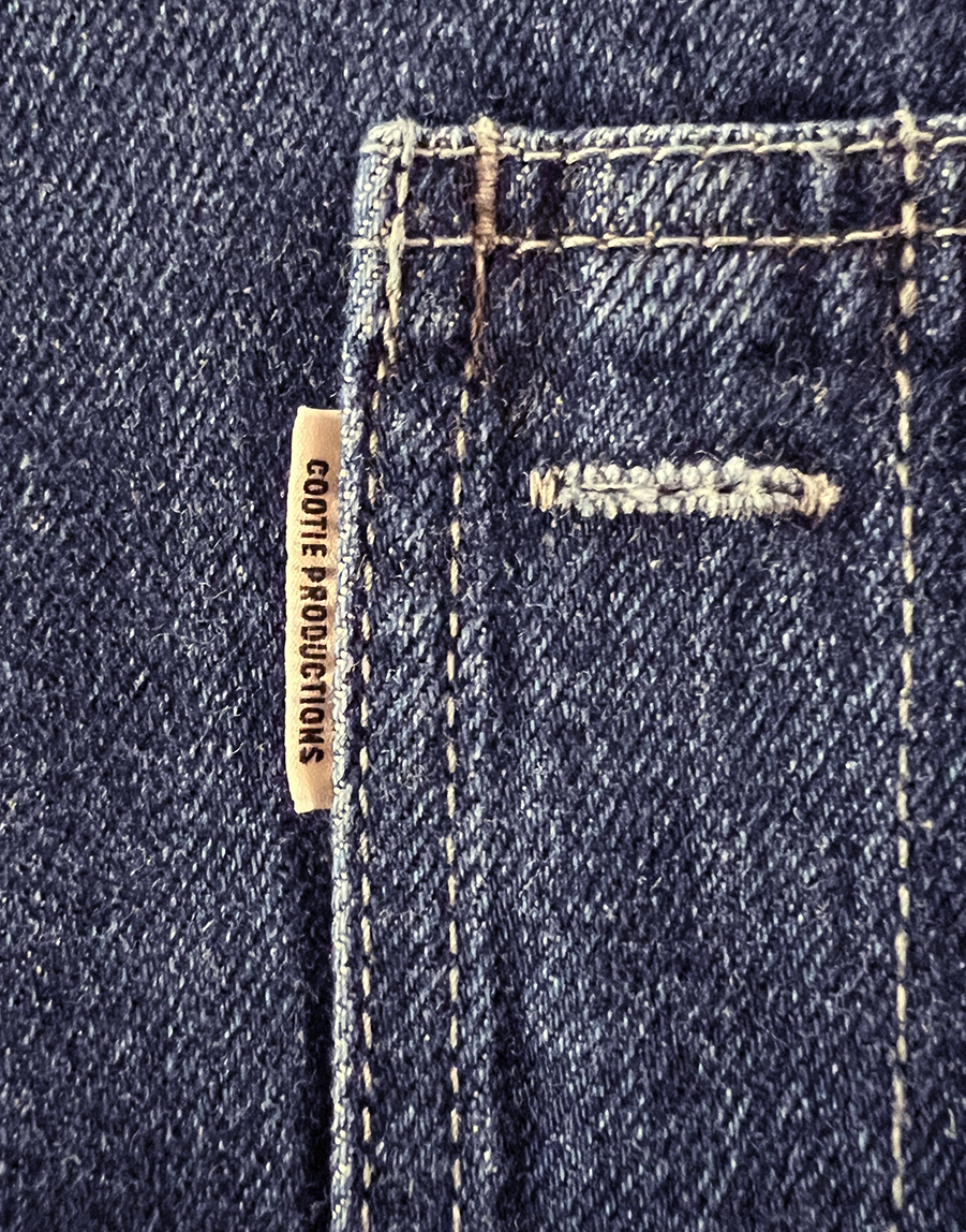 COOTIE クーティー Denim Zip Up Work Jacket INDIGO FADE Mサイズ(M