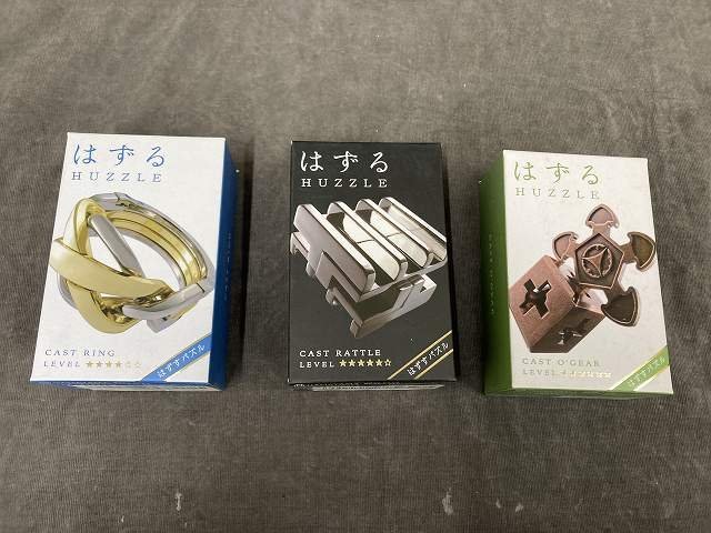 19-N30 ◎BN はずる パズル はずすパズル 大人のパズル HANAYAMA 3点セット  未使用品の画像1