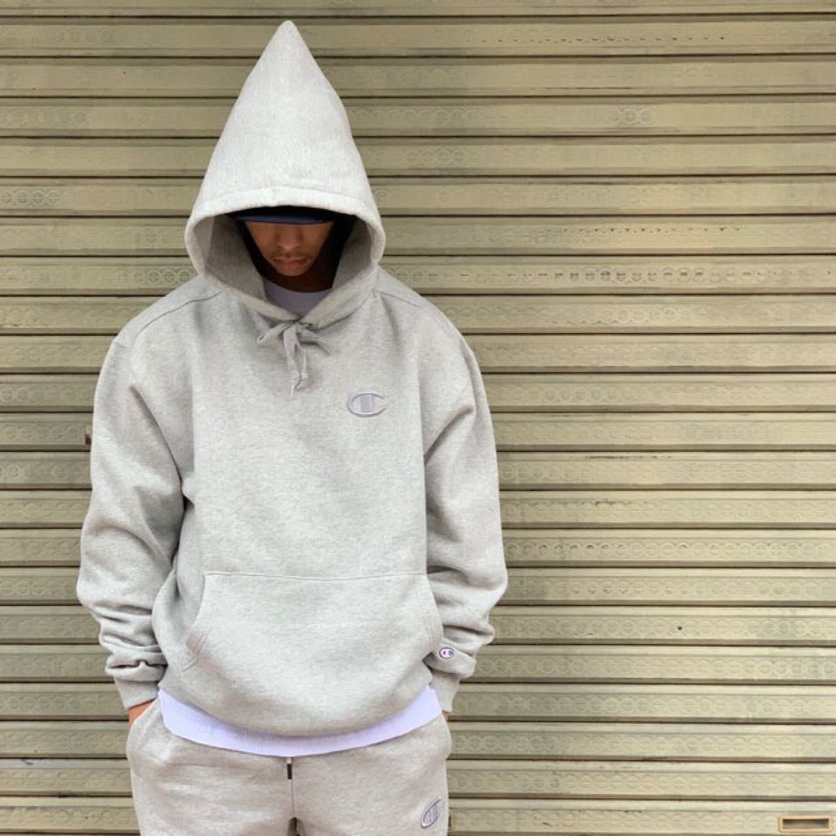 最終値下げ　champion SUPER HOODIE チャンピオン　スーパーフード USA製