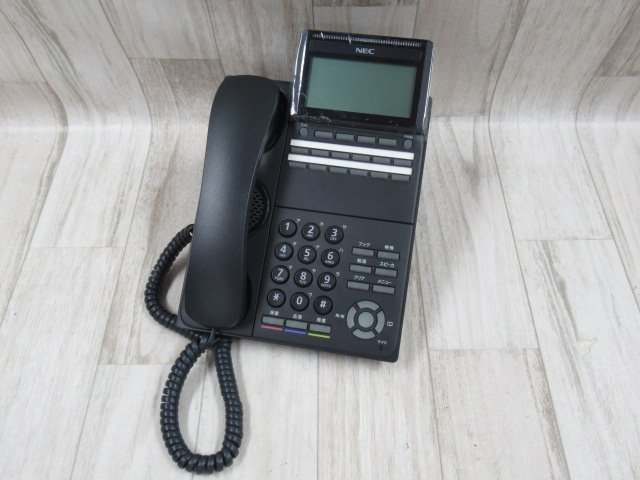 Ω ZQ1 10796♪ 保証有 NEC DTK-12D-1D(BK)TEL UNIVERGE DT500シリーズ Aspire WX 12ボタン標準電話機 美品・祝10000!取引突破!!