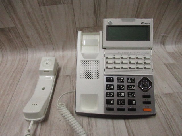 Ω ZO1 12326※ 保証有 パナソニック MKT/ARC-18DKHF/P-W 14年製 IP OFFICE 18ボタン多機能電話機_画像2