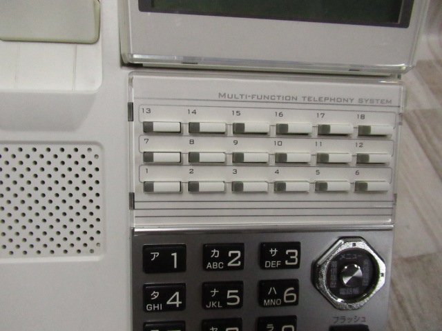 Ω ZO1 12326※ 保証有 パナソニック MKT/ARC-18DKHF/P-W 14年製 IP OFFICE 18ボタン多機能電話機_画像4