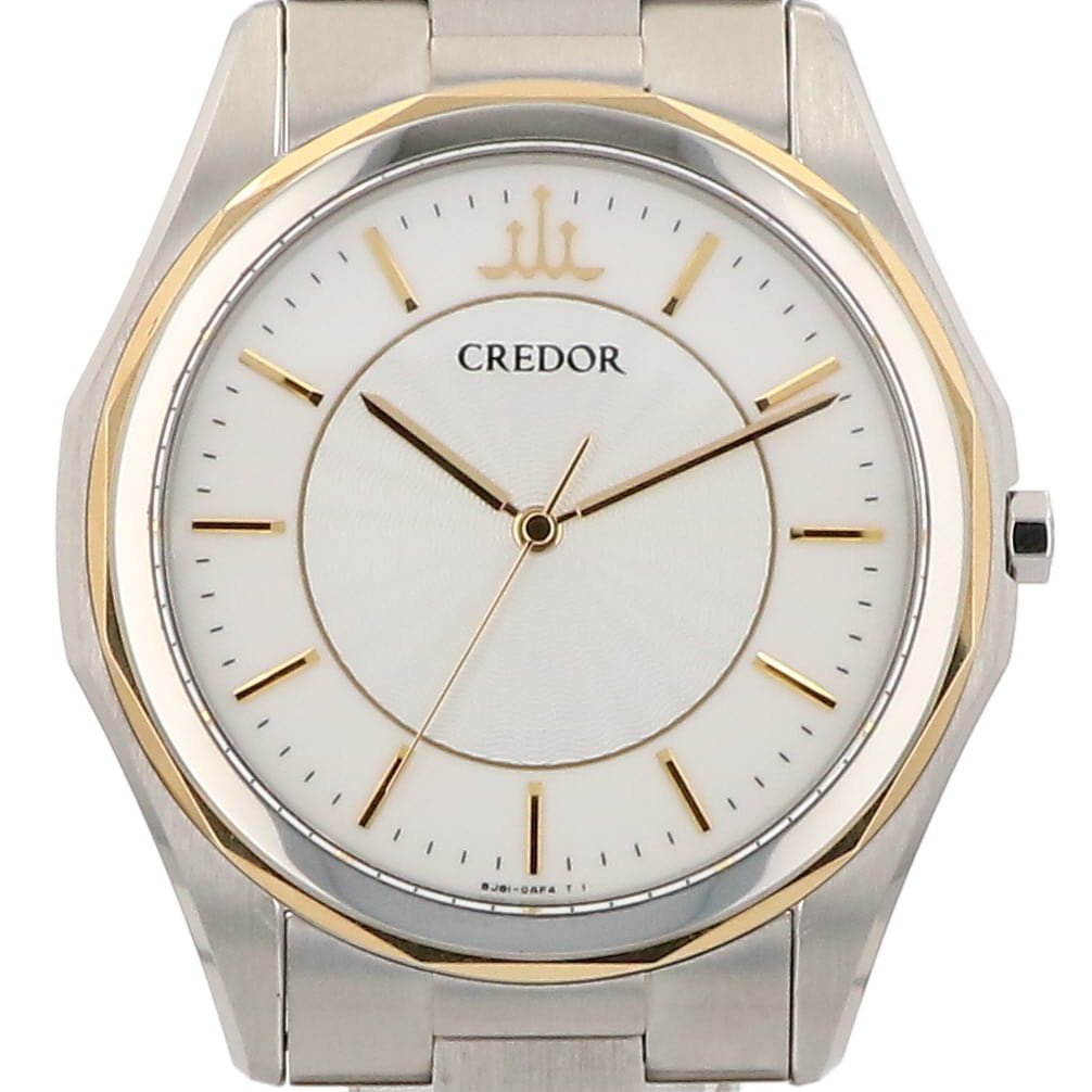 セイコー SEIKO クレドール シグノ 8J81-0AF0 腕時計 SS YG クォーツ