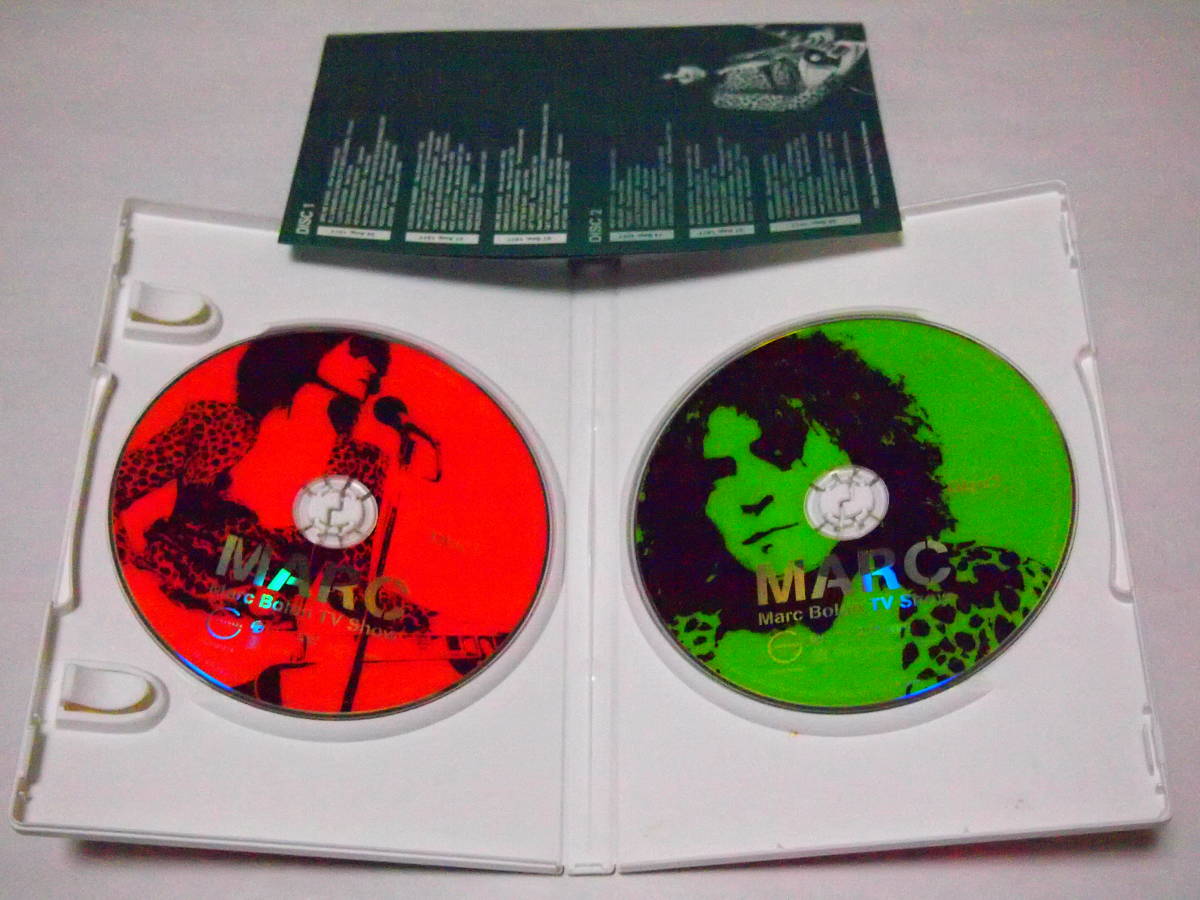  rare free shipping western-style music DVD MARC BOLAN TV SHOW Mark *bo Ran TVshou[MARC]77 year public 147 minute 2 sheets set I Love to Boogie & T.Rex