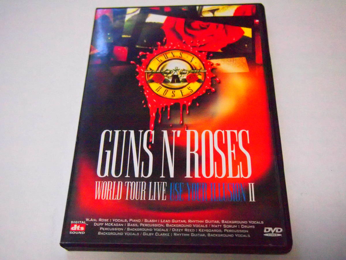  rare free shipping western-style music DVD gun z Anne draw zezGUNSN\' ROSES Use Your Illusion 2: Wolrd Tour 1992 in Tokyo