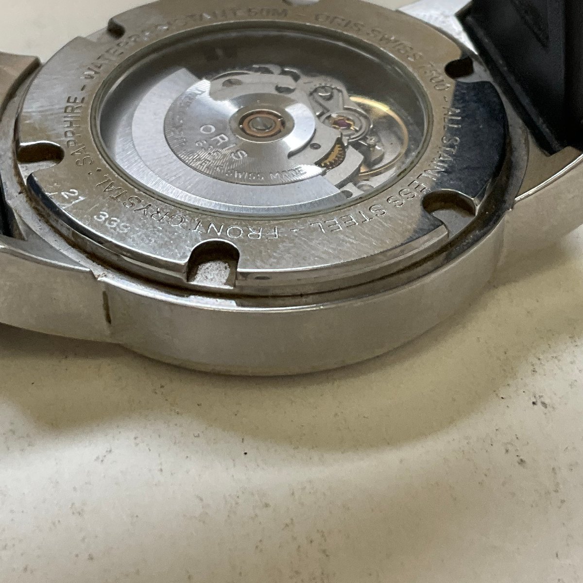 ひし型 ORIS オリス ビッククラウン 機械式自動巻き時計(ETA-2836-2