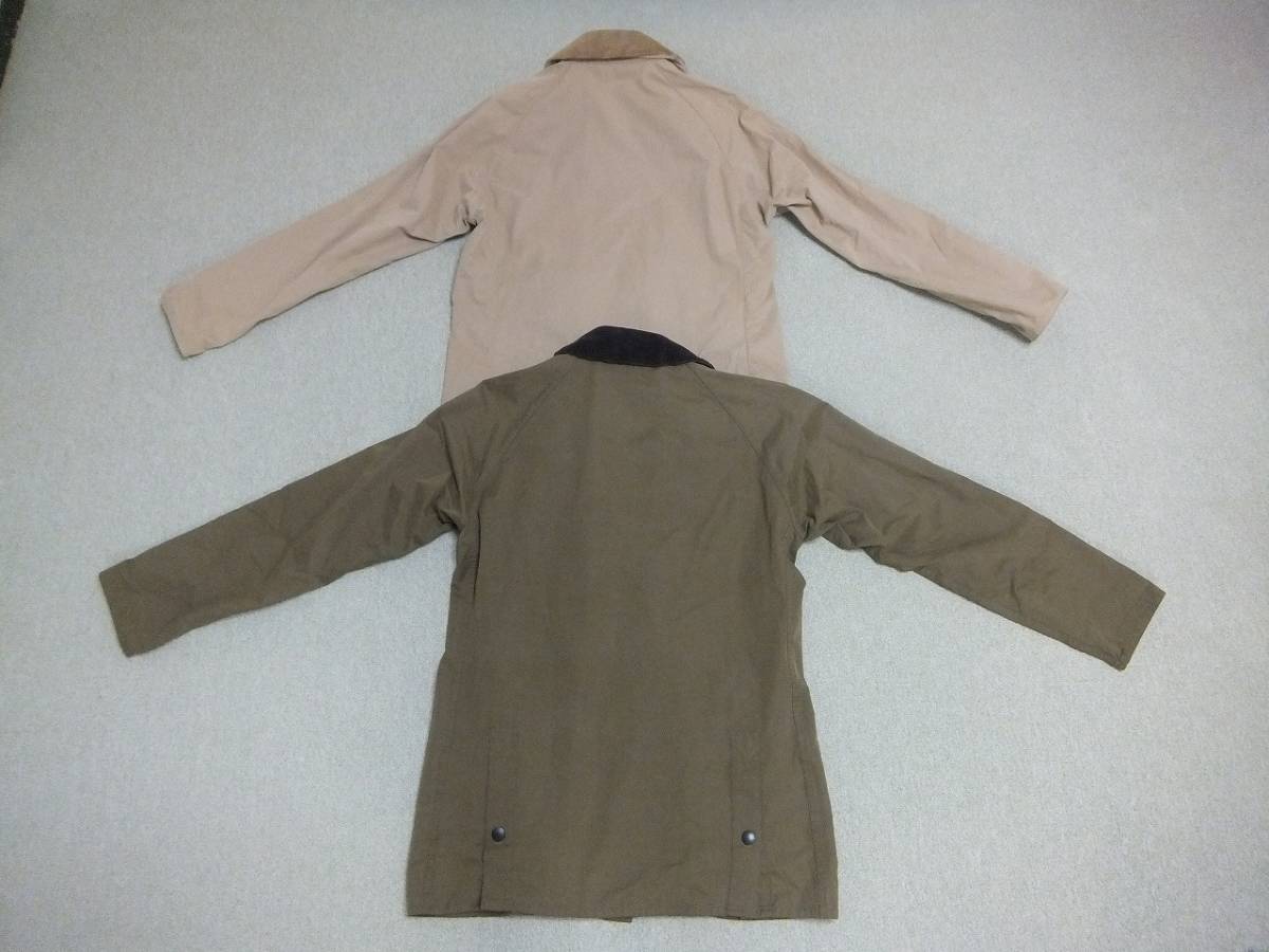 美品 2枚セット Barbour ノンオイル ビンテージ加工 ハンティングジャケット 40 L バブアー BEDALE SL ビデイル ピーチドスキン_画像2